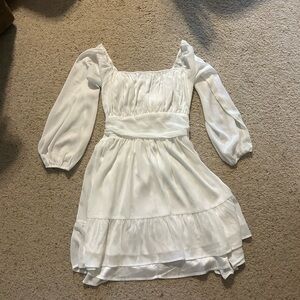 Elegant White Kids Dress